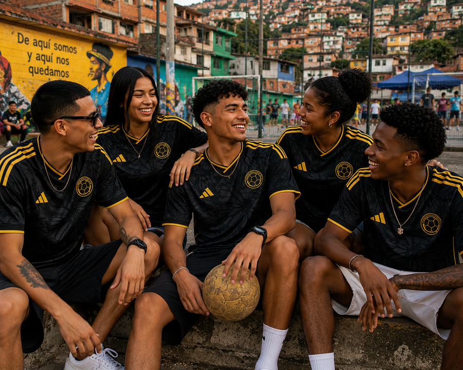 CAMISETA COLOMBIA BLACK GOLD CUP